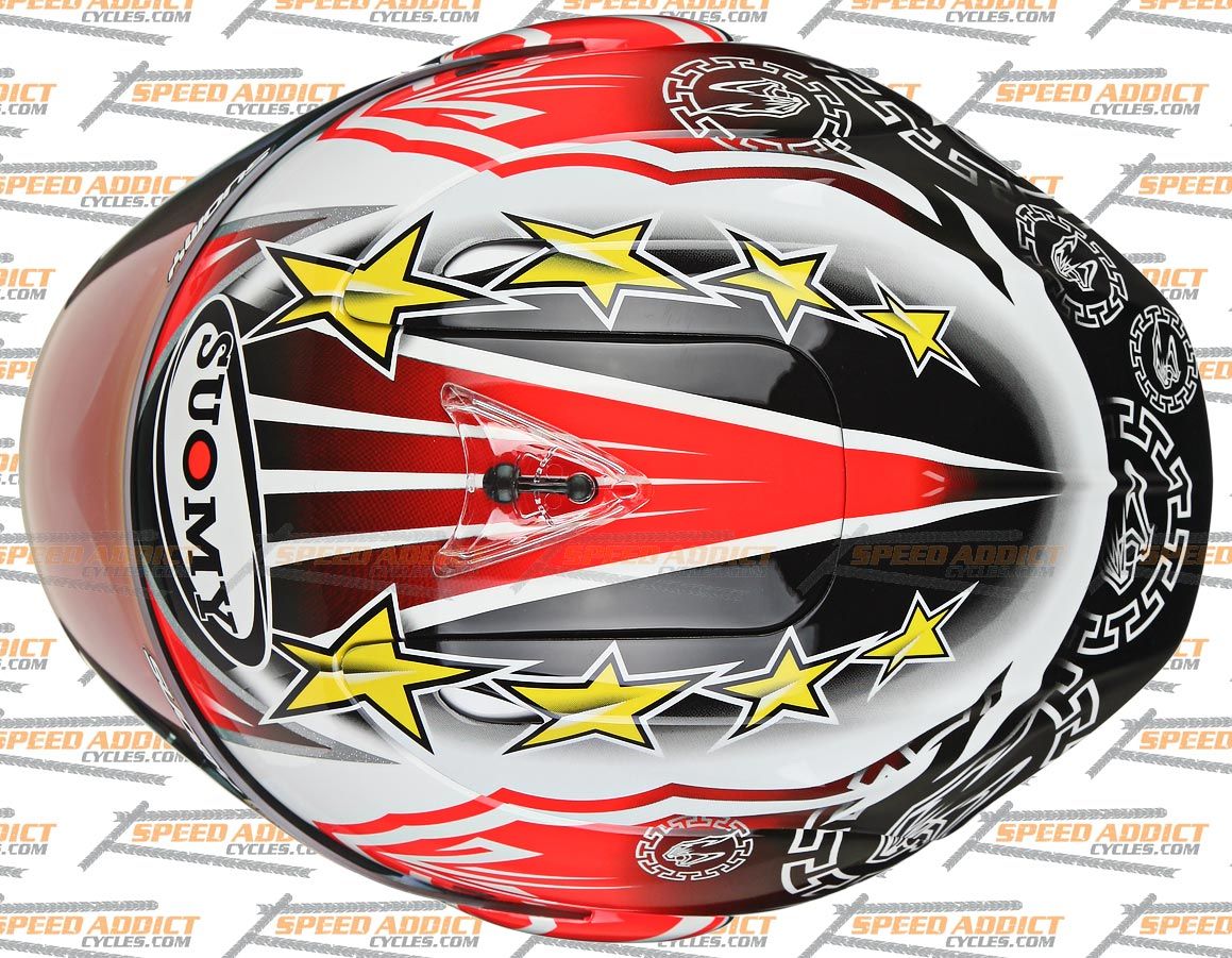 Suomy Spec 1R Extreme Excel BIAGGI Full Face Motorcycle Helmet x Small 