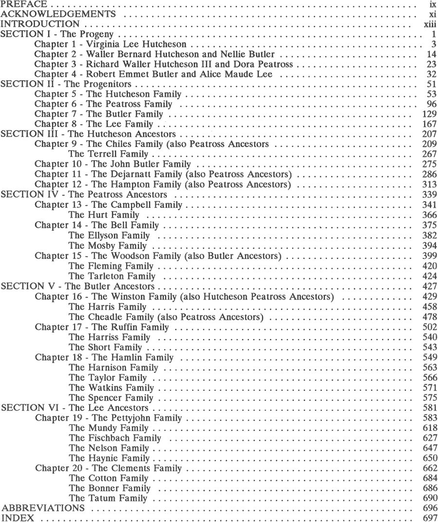 Geneaology Tidewater Virginia Family Ancestry Records