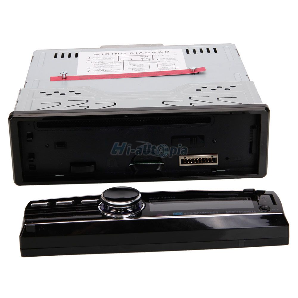 NEW Single 1 Din Car DVD/VCD/SVCD/CD Audio Stereo Player 730