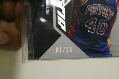 2006 07 Bill Laimbeer UD Black Autograph RARE 1 25