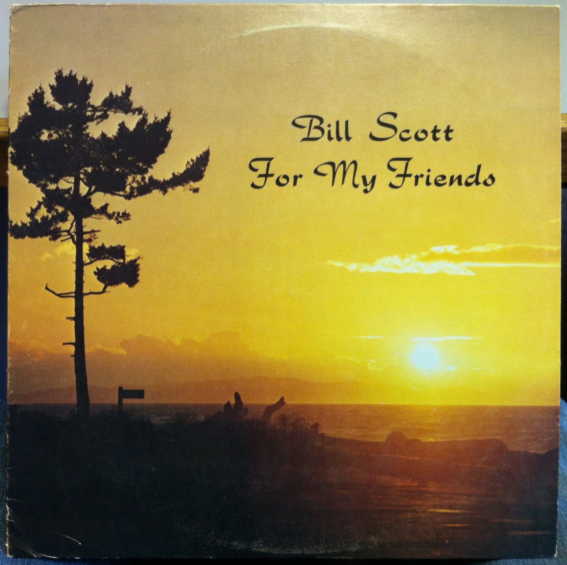 BILL SCOTT for my friends LP VG+ Private MN Rock Country Folf Rural 