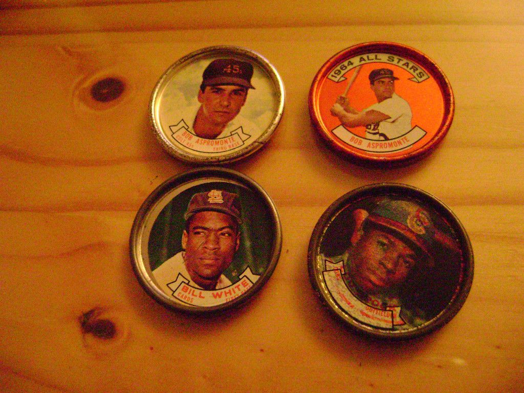 1964 Topps Coins Brock Bill White 2 Bob Aspromonte