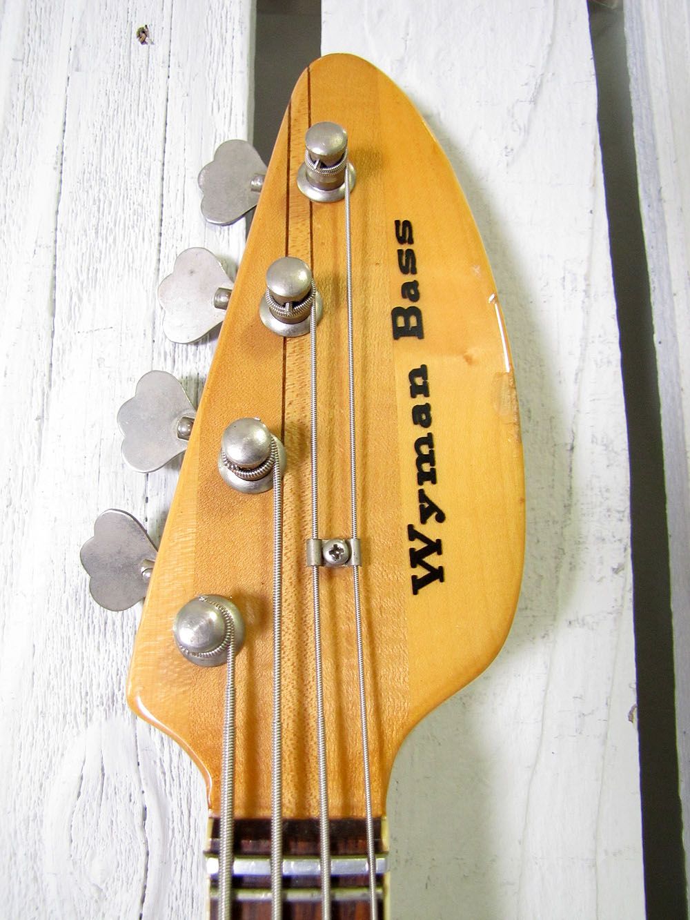 Vintage Late 1960s Vox Bill Wyman Electric Bass Guitar Made in Italy 