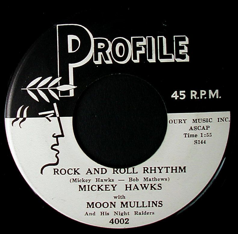 45RPM ROCK A BILLY MICKEY HAWKS PROFILE 4002