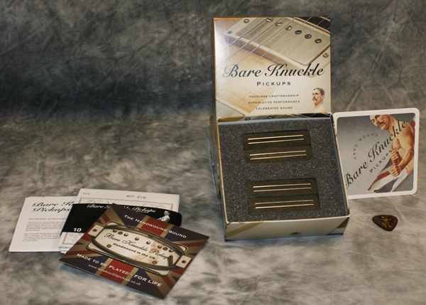 Bare Knuckle Pickups   Black Hawk for 6 String Calibrated Set