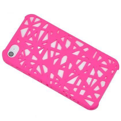 Pink Birds Nest Hard Protector Case for iPhone 4 4G 4S