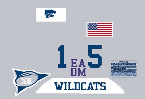 NCAA Kansas State Full Size Helmet Decals Wildcats