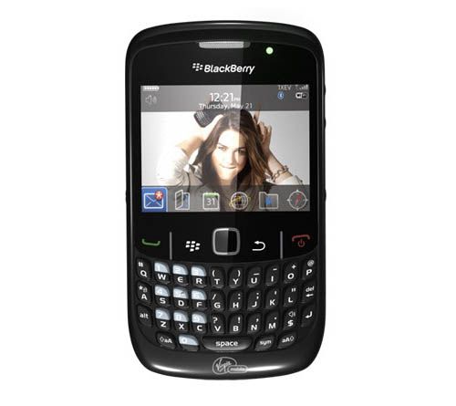 1779 BlackBerry Curve 8530   Black (Virgin Mobile) ★GREAT 