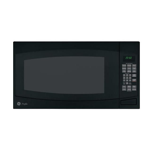 GE Profile PEB2060DMBB Black 2 cu ft Countertop Microwave Oven