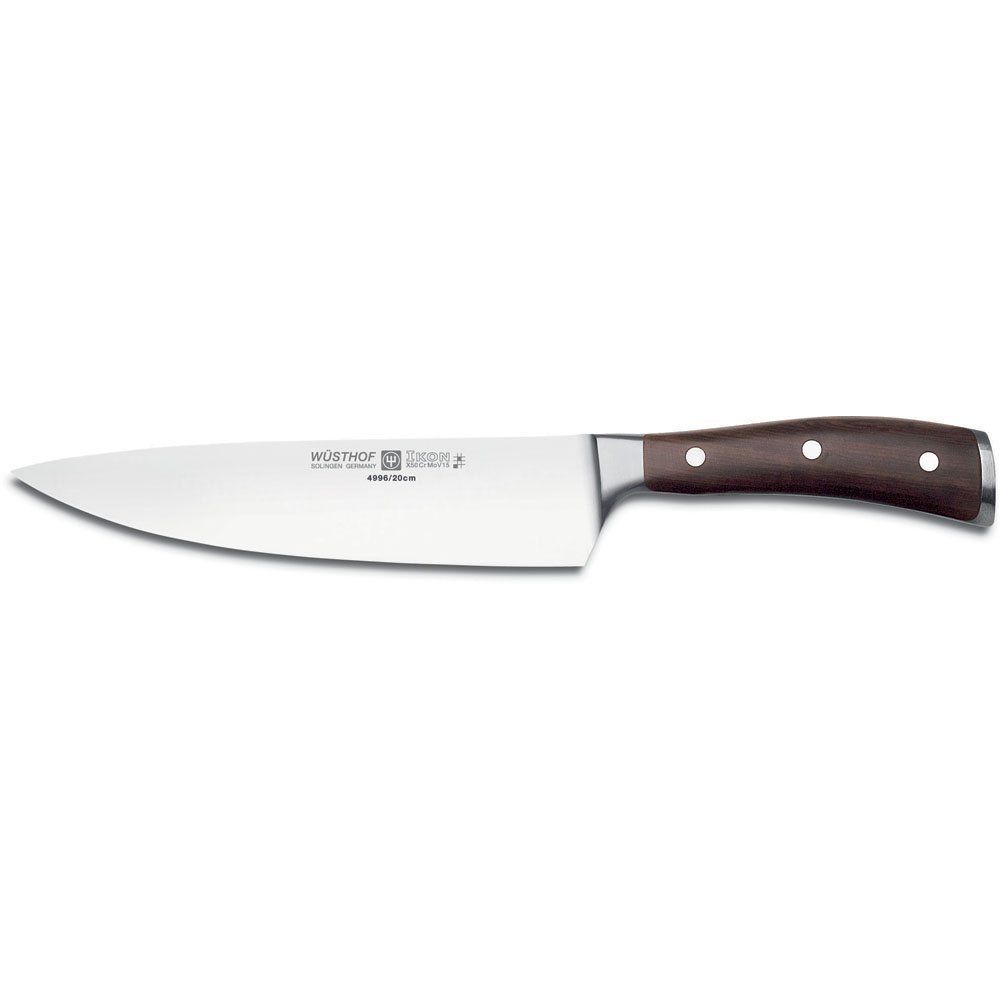 Wusthof 4996 20 Ikon Blackwood 8 20cm Chefs Cook Knife NIP Rtl $250 