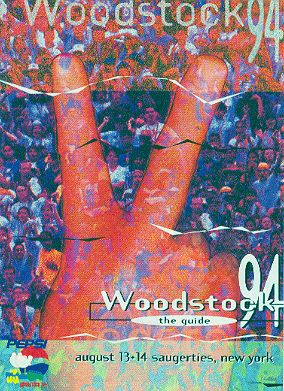 Bob Dylan 1994 Woodstock Festival Concert Program Guide