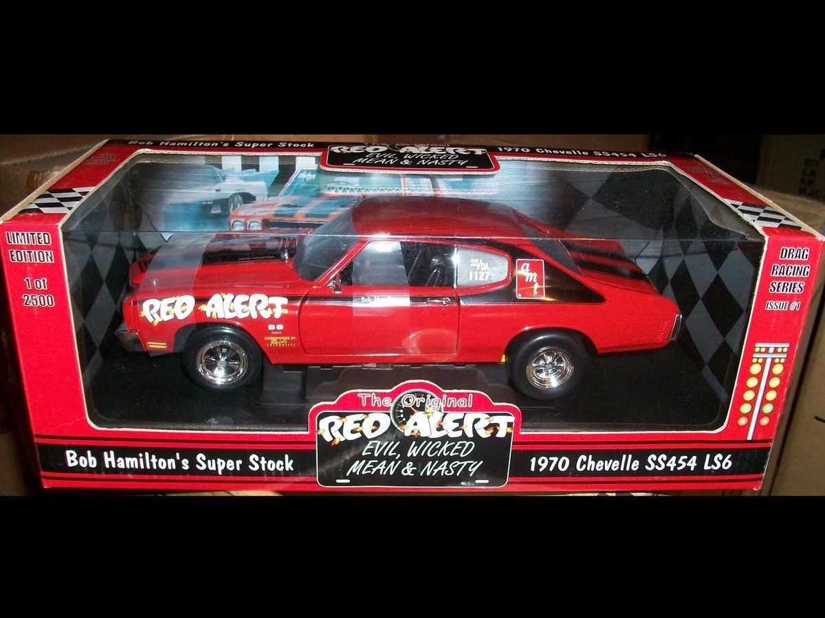 Ertl 1 18 1970 Chevelle Red Alert Bob Hamilton 1 2500