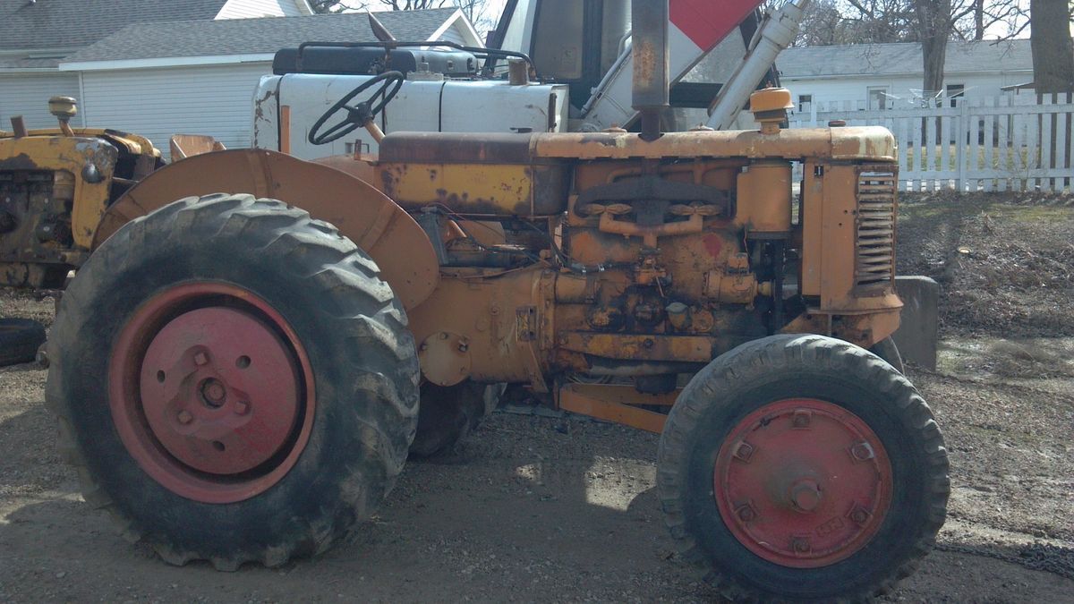  1947 Minneapolis Moline UTI Tractor Runs Good