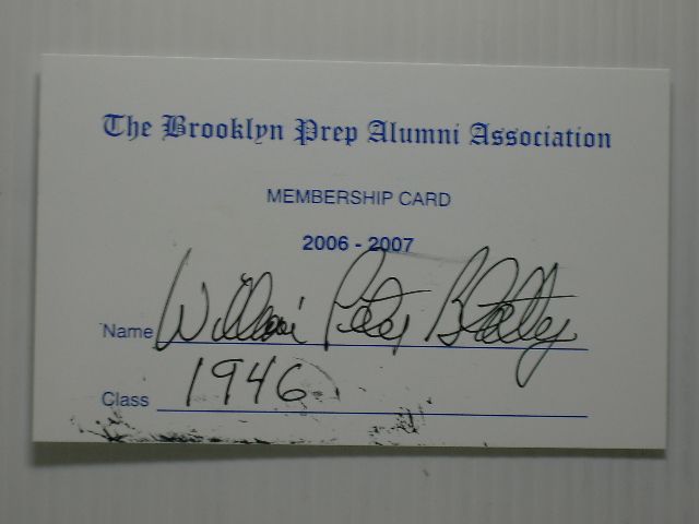 William Peter Blatty Signed Autographed Member Card