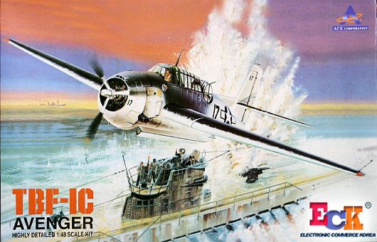 48 Ace TBF 1c Avenger USS Block Island Navy Bomber  