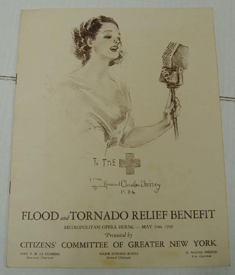   Benefit Program Met Opera House NY Jack Benny Robert Ripley