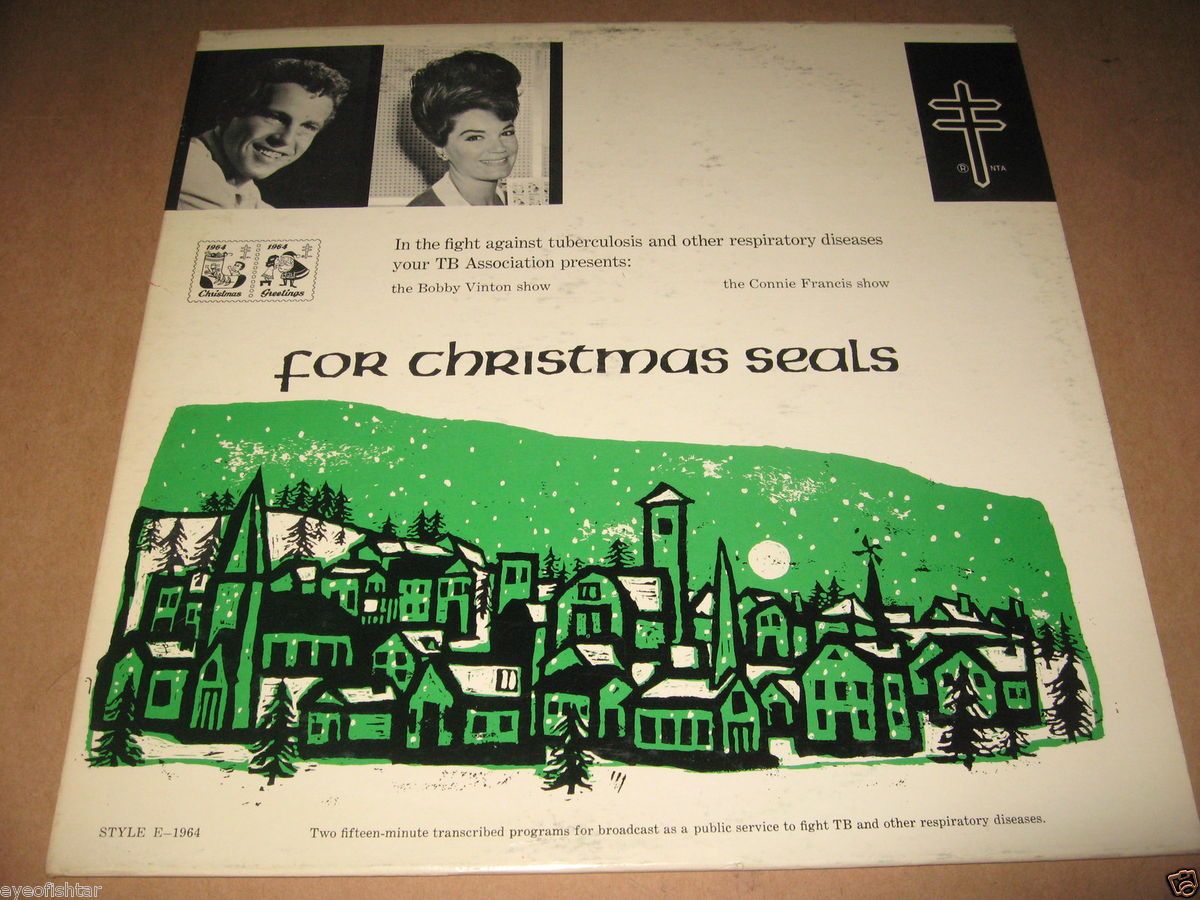 CONNIE FRANCIS & BOBBY VINTON CHRISTMAS SEALS SHOW 1964 WLP DJ COPY 