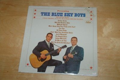   Presenting Blue Sky Boys Bill Earl Bolick Vinyl Record Unopened