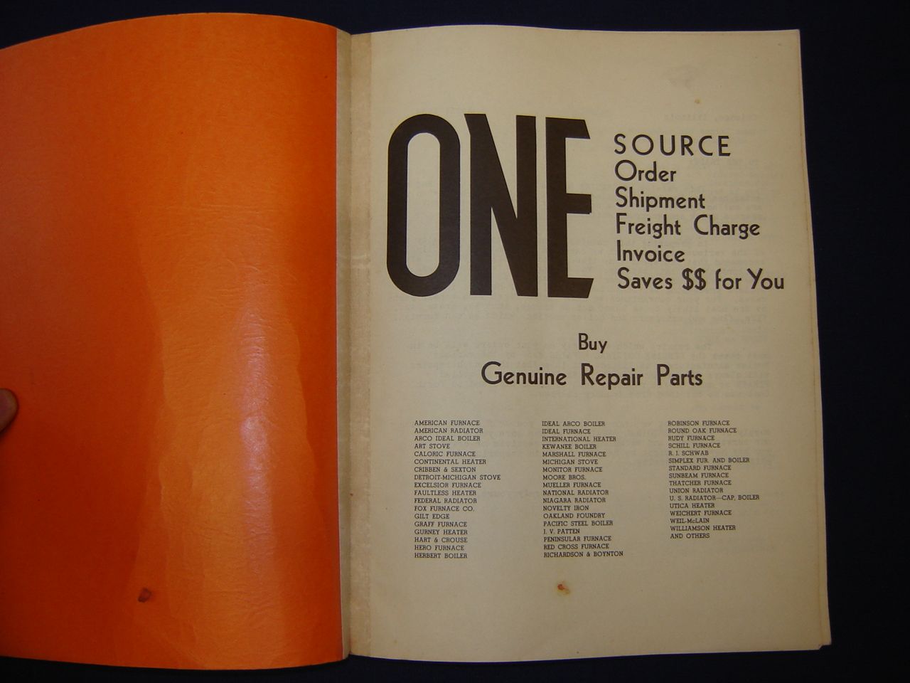 1939 Catalog Genuine Repair Parts for Boilers Ace Heater Parts 