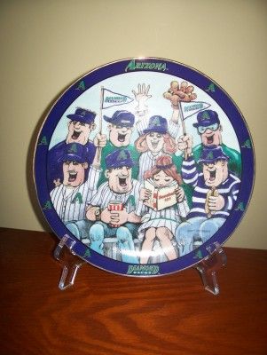 Arizona Diamondbacks Danbury Mint Fan First Date Plate