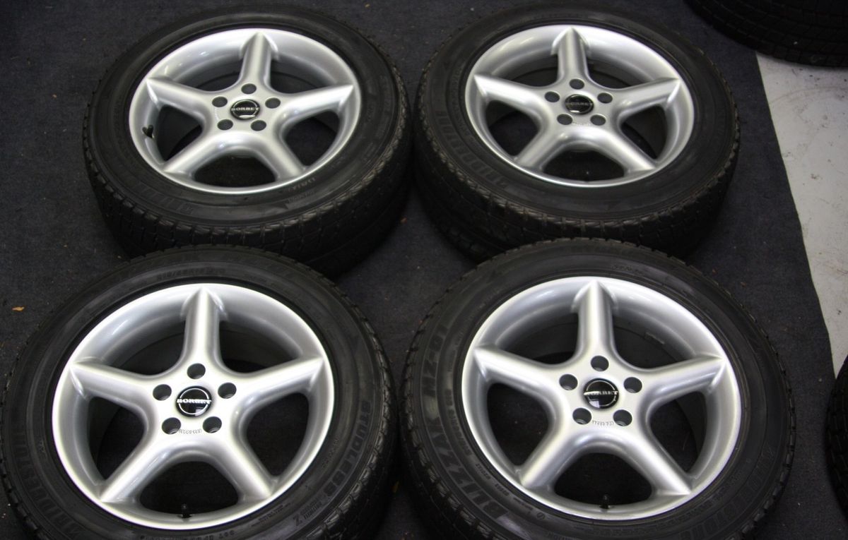 Borbet 16 Wheels Blizzak Winter Snow Tires Volvo S60 C70 V70 S70 850 