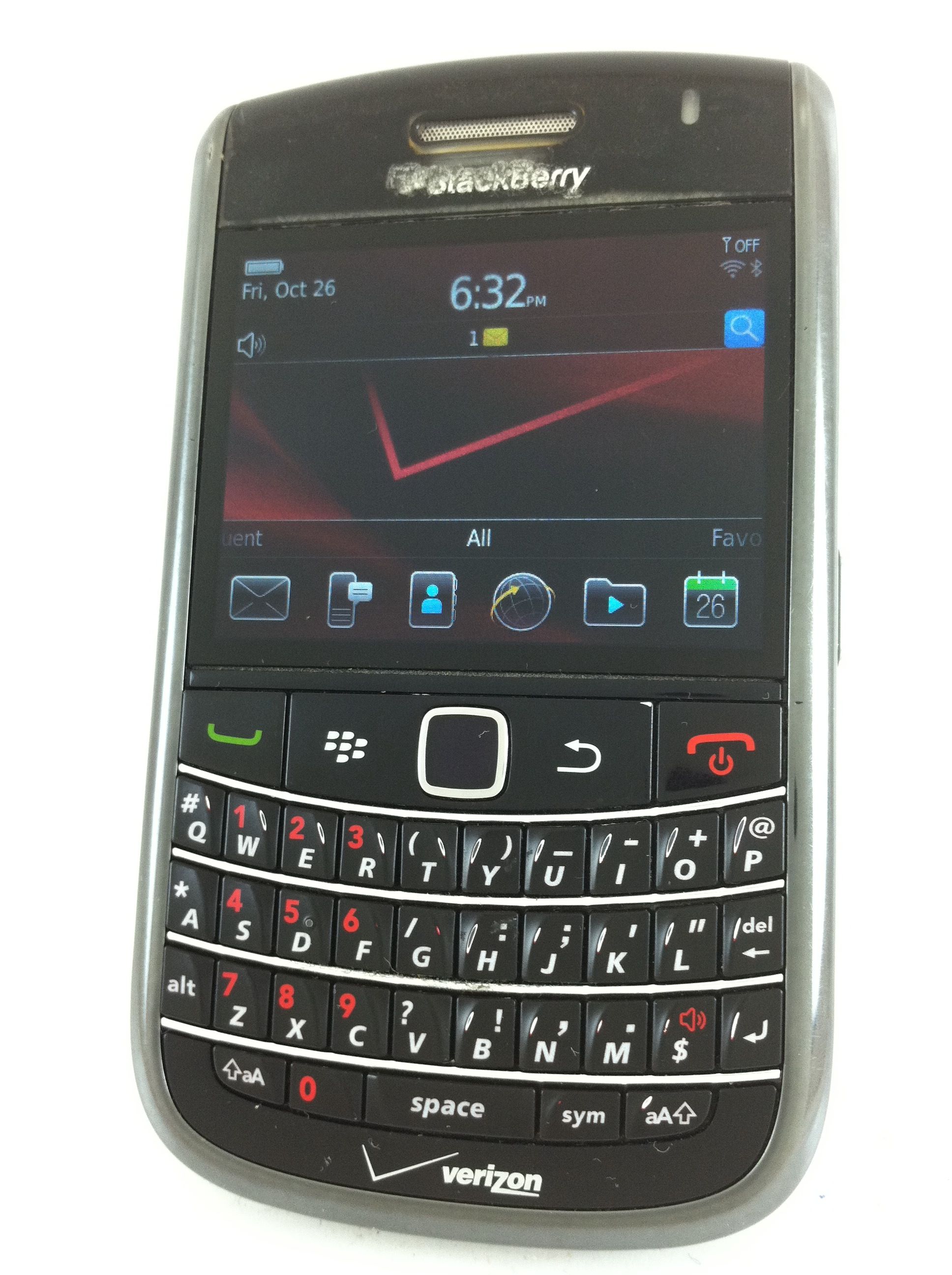 Blackberry Bold 9650 Verizon QWERTY Smartphone w Wi Fi