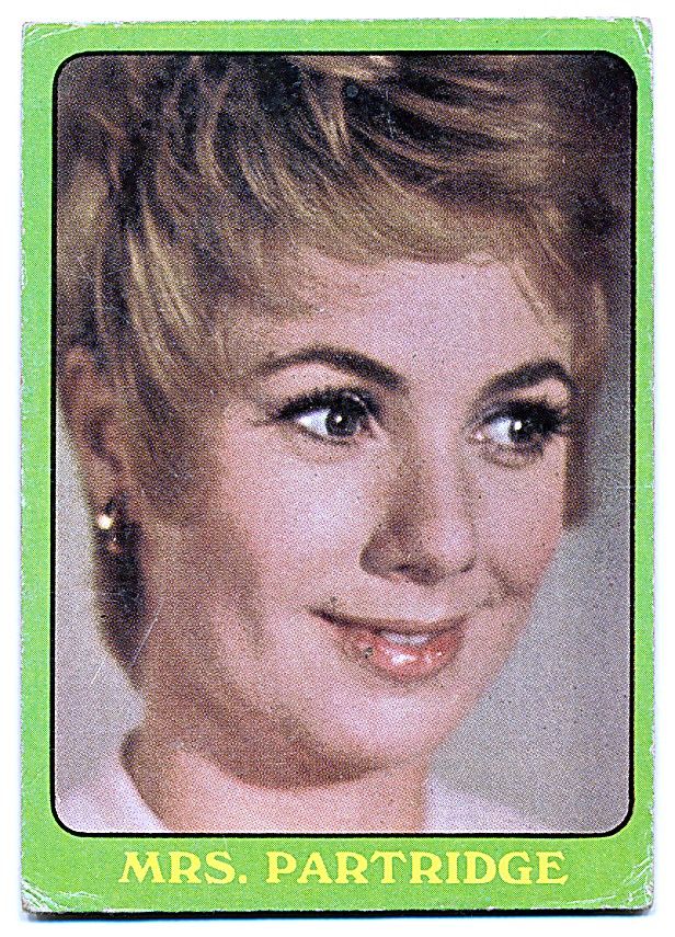 Partridge Family 1971 Topps Green Mrs Partridge 2 Shirley Jones