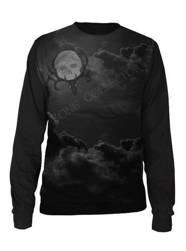 Bone Collector Shoot The Moon Mens Deer Hunting T Shirt Long Sleeve 