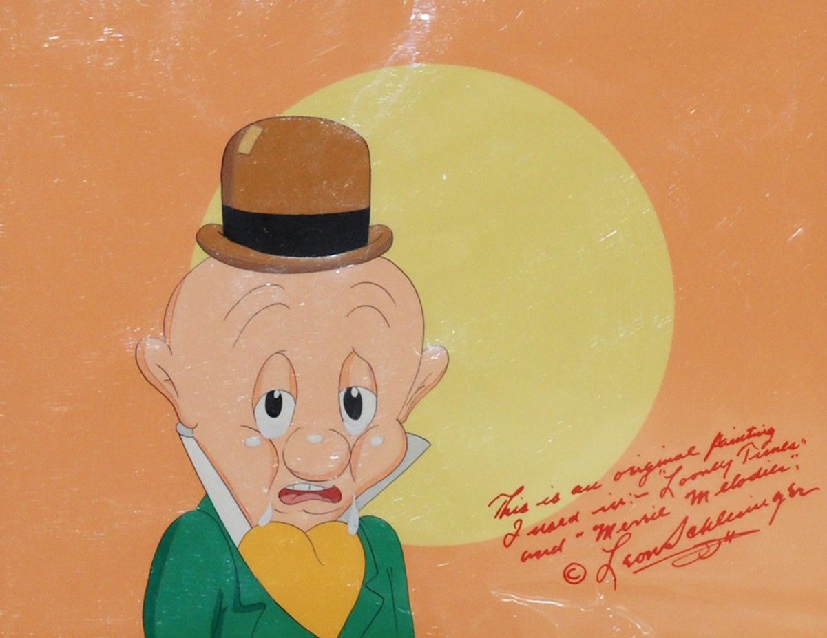 Warner Bros Production Cel Elmers Candid Camera Elmer Fudd 1940 