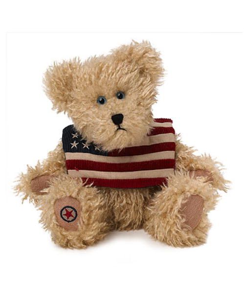 Boyds Bear Tyler Glorybear 904193 8 inch Americana Bear New Retired 