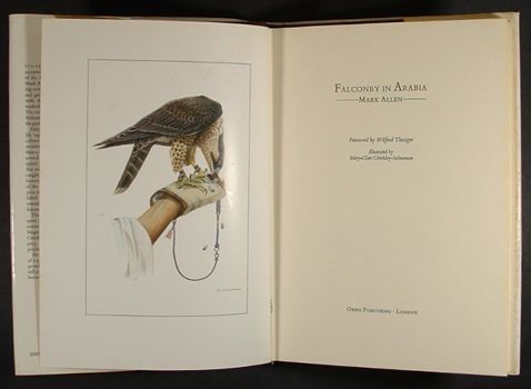 Book Traditional Arab Falconry History Equipment