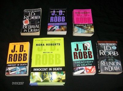 Robb All in Death Series Mystery Book Lot Adult Nora Roberts Eve 