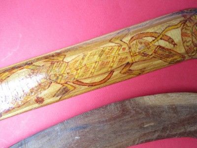   vintage Australian Aboriginal Boomerangs Harbor Bridge & Childs Art