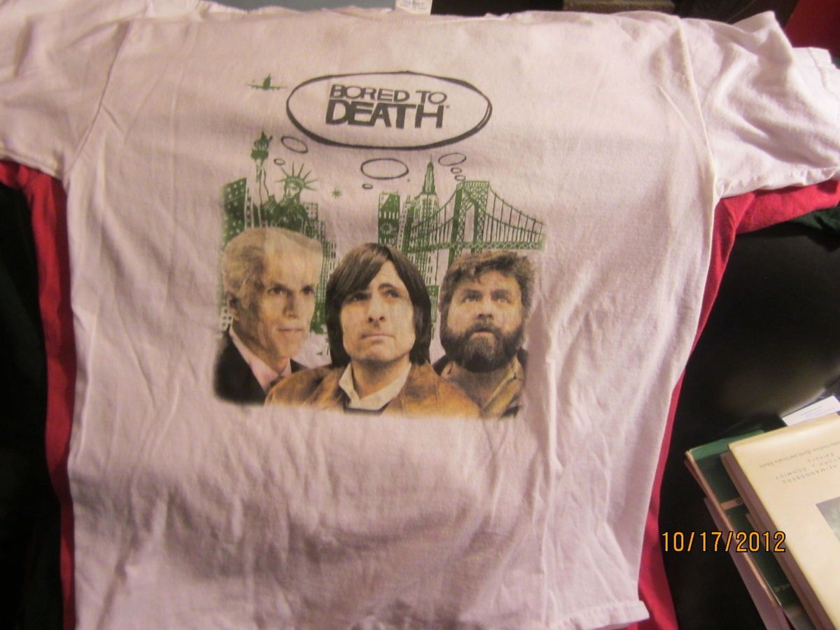 Bored to Death HBO TV Show T Shirt Large DVD Release