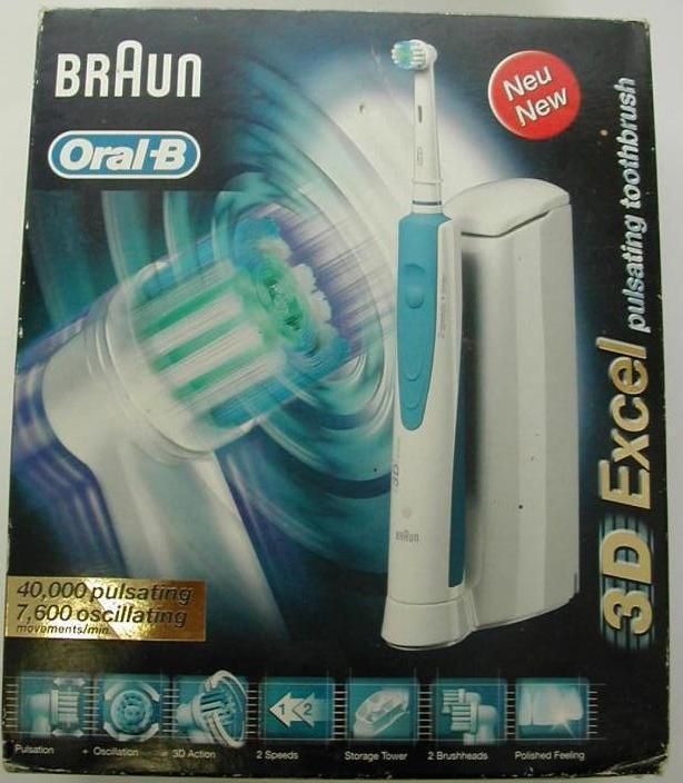 Automatisch Bijwerken Trots Braun Oral B 3D Excel D 17525 Rechargeable Toothbrush on PopScreen
