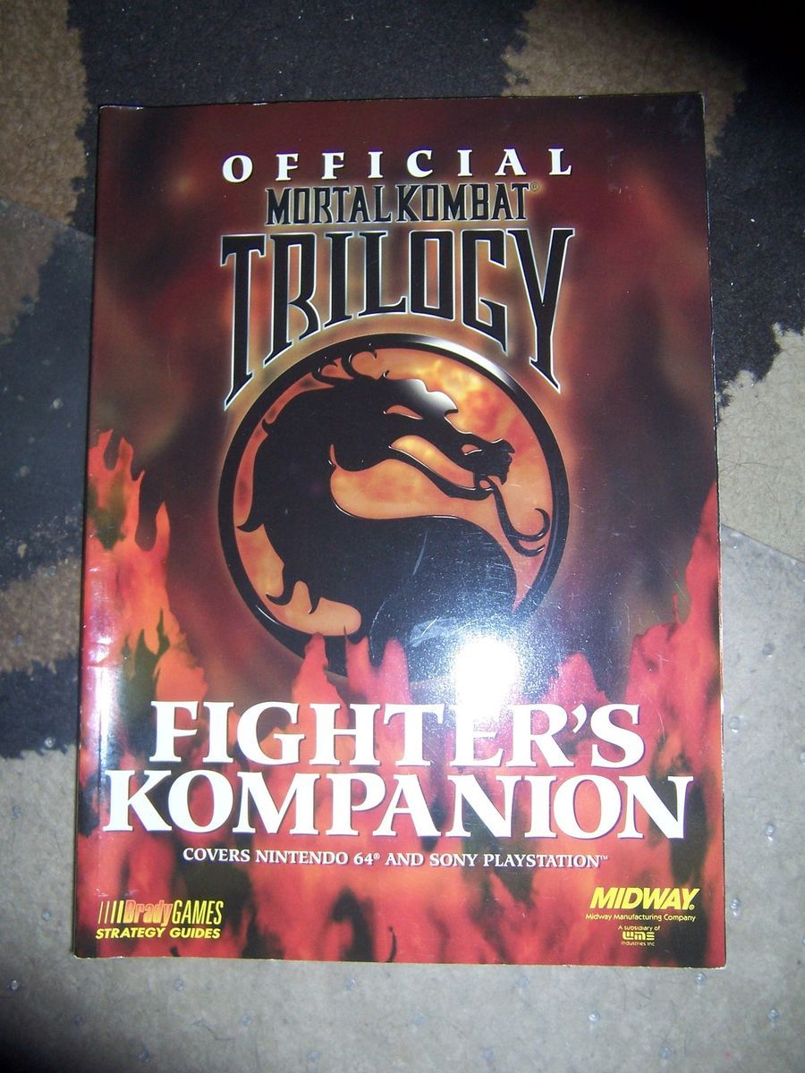 MORTAL KOMBAT TRILOGY BRADYGAMES OFFICIAL BRADYGAMES STRATEGY GUIDE 