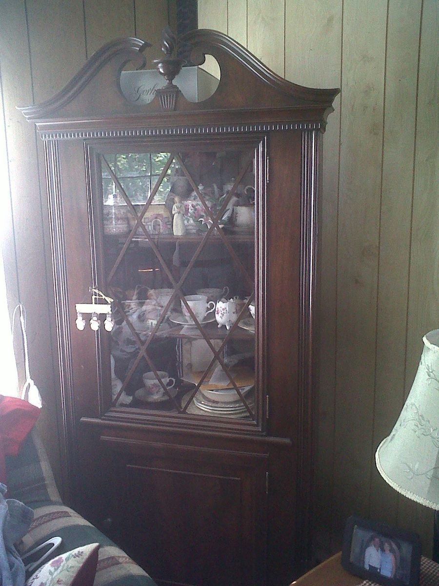 Brandt Company Kitchen Corner Cupboard Vintage Furniture