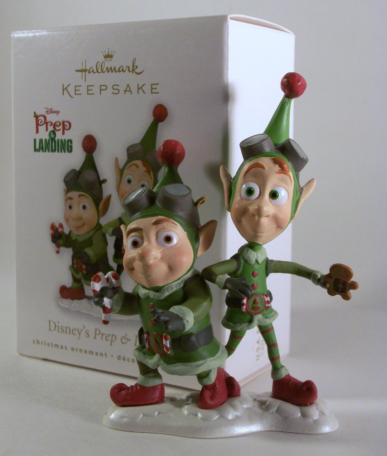 Hallmark Ornament 2010 Disneys Prep and Landing   #QXD1173 NEW