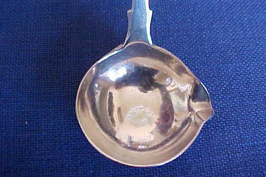 RARE Irish Silver Side Spout Ladle J Brady Dublin 1796