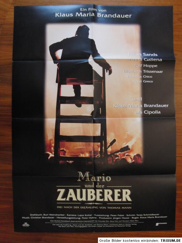   Zauberer 1994 Klaus Maria Brandauer Julian Sands Plakat A1 59