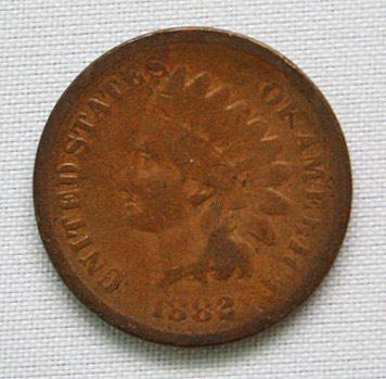  1882 Indian Head Cent Good Condition