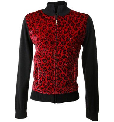red leopard jacket in Clothing, 