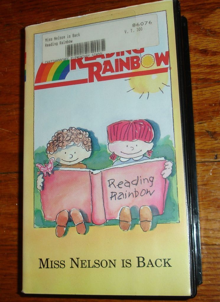 used reading rainbow episode vhs miss nelson is back time