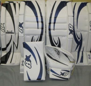 Brians Zero G Hockey Goalie Goal Leg Pads Trapper Catcher Blocker 