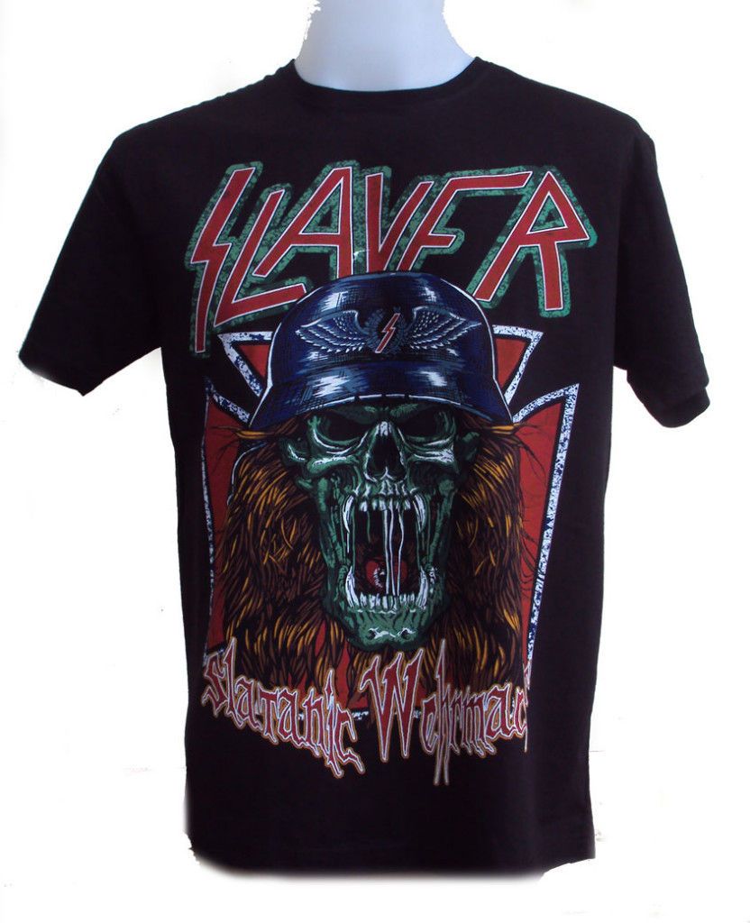 Slayer  Slatanic Wehrmacht  Vintage T Shirt RRP £24.99 Brand 