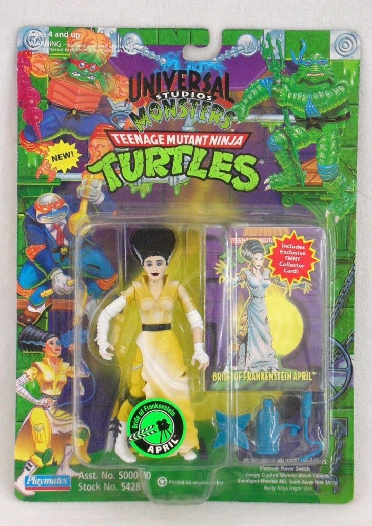 TMNT Bride of Frankenstein April Universal Monsters