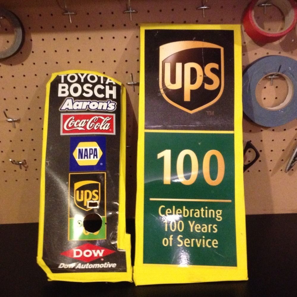 Lot Of 2 Bristol Nascar Race Used Sheetmetal #44 Dale Jarrett UPS 100 