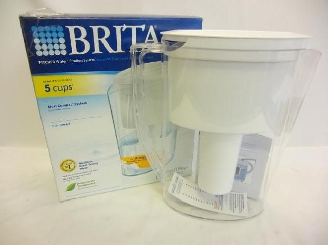 Brita 5 Cups Slim Model Pitcher Water Filtration System Water Filter 