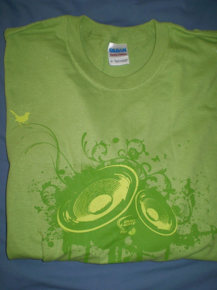 Bud Light Lime mint never worn XL size beer t shirt T SHIRT BLOWOUT 