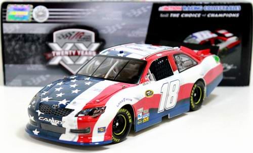 2011 Kyle Busch 18 Honoring Our Heroes Red White Blue 1 24 Diecast 